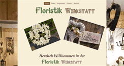 Desktop Screenshot of floristik-werkstatt.com