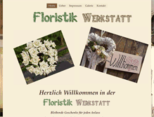 Tablet Screenshot of floristik-werkstatt.com