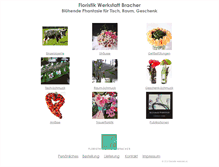 Tablet Screenshot of floristik-werkstatt.ch